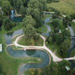 Pisciculture De Monchel : vue sur etang de peche nord